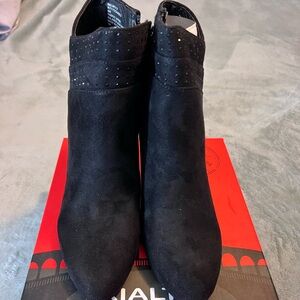 New black booties size 9.